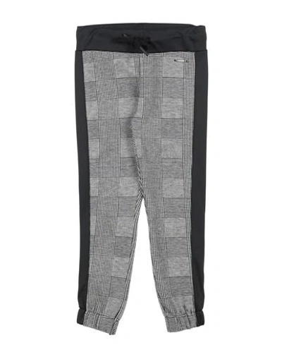 Fracomina Mini Toddler Girl Pants Black Size 5 Polyester, Cotton, Viscose, Elastane In Black