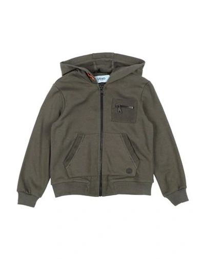 Liu •jo Toddler Girl Sweatshirt Military Green Size 6 Cotton In Green