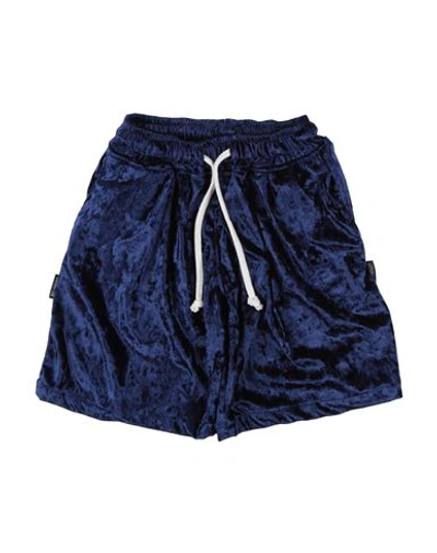 Shop Luxury Lab Milano Toddler Girl Shorts & Bermuda Shorts Midnight Blue Size 6 Polyester, Elastane
