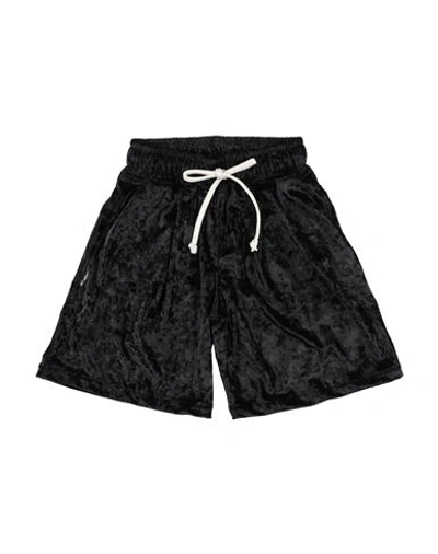 Shop Luxury Lab Milano Toddler Girl Shorts & Bermuda Shorts Black Size 6 Polyester, Elastane