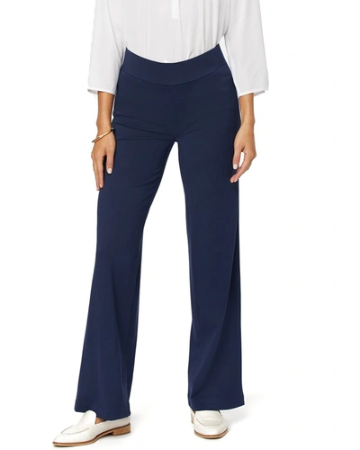 Shop Nydj Relaxed Leg Pull-on Straight Jean In Blue