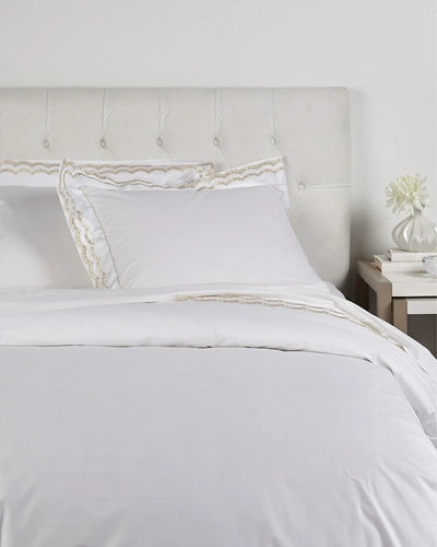 Maurizio Italy Double Scallop Duvet Set