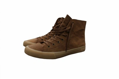 Shop Seavees Mens Army Issue Sneaker High In Whiskey Leather In Multi