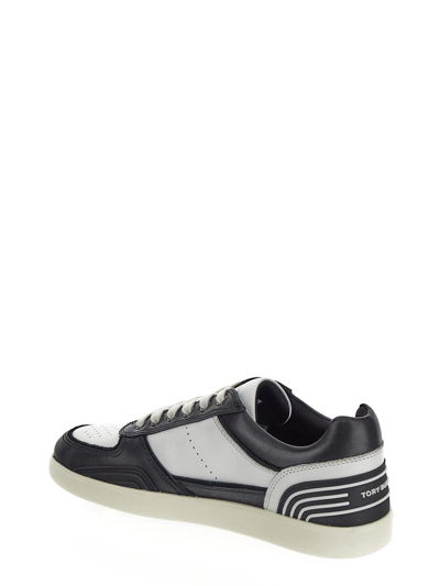 Shop Tory Burch Clover Court Sneakers In Black