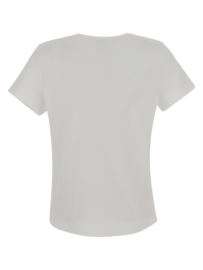 A.p.c. Upside Down Logo T-shirt In White | ModeSens