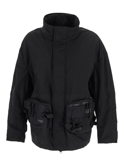 Shop Junya Watanabe Pouch Style Pockets Jacket In Black