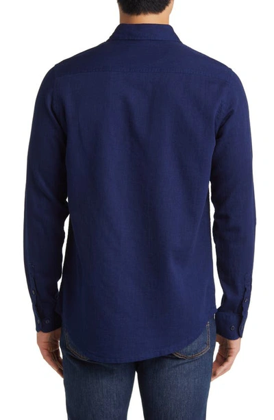 Schott Two-pocket Flannel Button-up Shirt In Basketweave