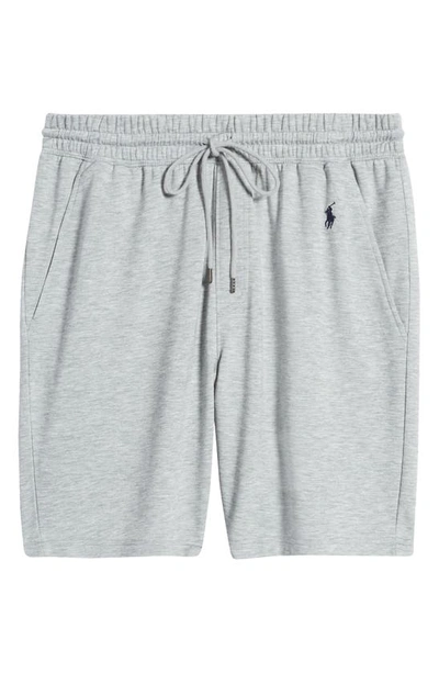 Shop Polo Ralph Lauren Drawstring Pajama Shorts In Andover Heather