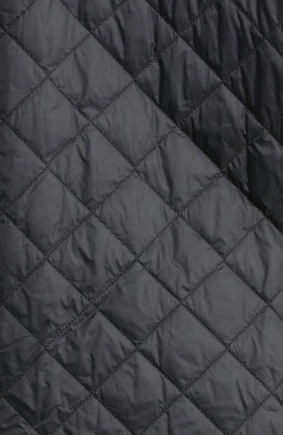 Shop Eileen Fisher Quilted Reversible Jacket In Black