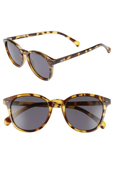 Shop Le Specs Bandwagon 51mm Sunglasses In Syrup Tortoise