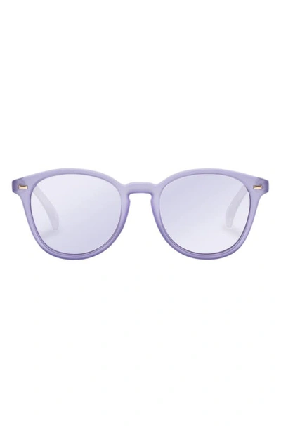 Shop Le Specs Bandwagon 51mm Sunglasses In Matte Lilac