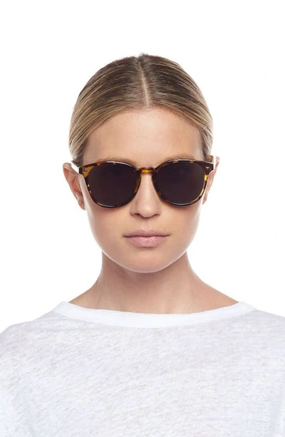Shop Le Specs Bandwagon 51mm Sunglasses In Syrup Tortoise
