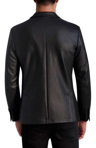 Shop Karl Lagerfeld Peaked Lapel Sport Coat In Black