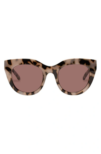 Shop Le Specs Air Heart 51mm Sunglasses In Cookie Tort