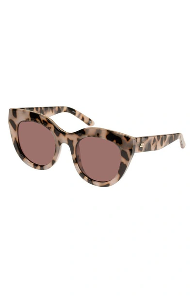 Shop Le Specs Air Heart 51mm Sunglasses In Cookie Tort