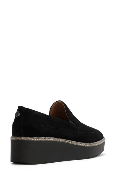 Shop Donald Pliner Wallis Platform Wedge Loafer In Black