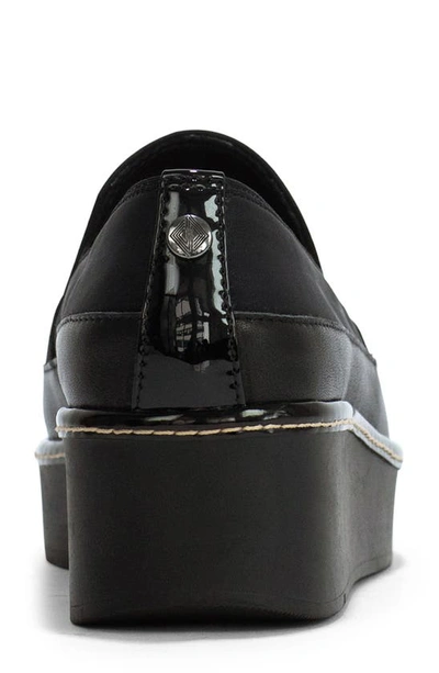 Shop Donald Pliner Wallis Platform Wedge Loafer In Black