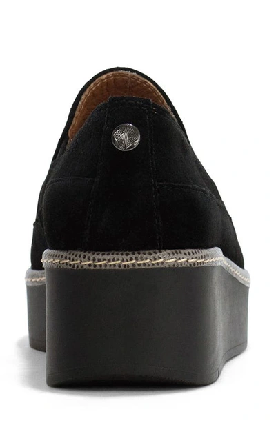 Shop Donald Pliner Wallis Platform Wedge Loafer In Black