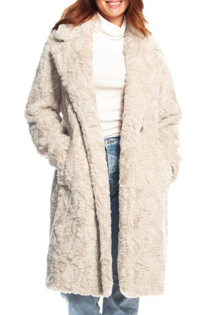 Shop Donna Salyers Fabulous-furs Donna Salyers Fabulous Furs Everywhere Faux Fur Coat In Vintage Persian Lamb
