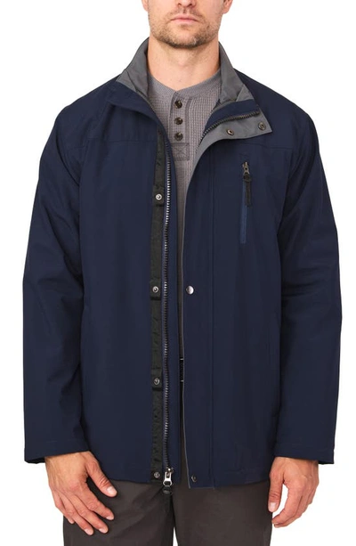 Shop Rainforest The Utility 3-in-1 Soft Shell Jacket In Mood Indigo