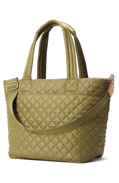 Shop Mz Wallace Medium Metro Deluxe Tote In Moss With Sequins