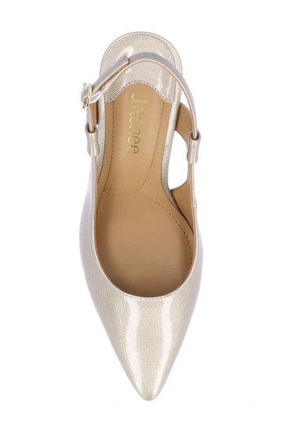 J. Reneé Sirmati Slingback Pointed Toe Pump In Taupe