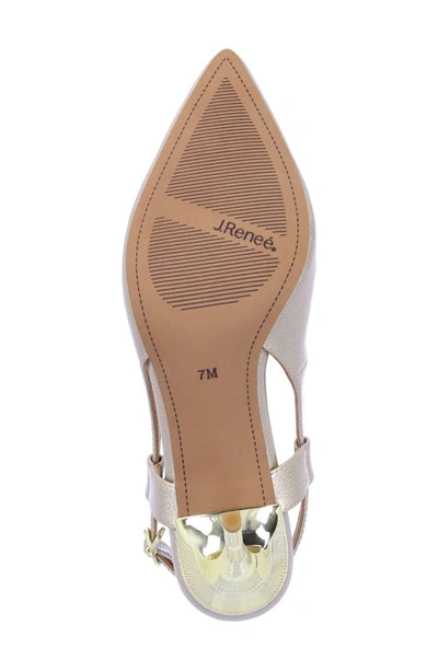 J. Reneé Sirmati Slingback Pointed Toe Pump In Taupe