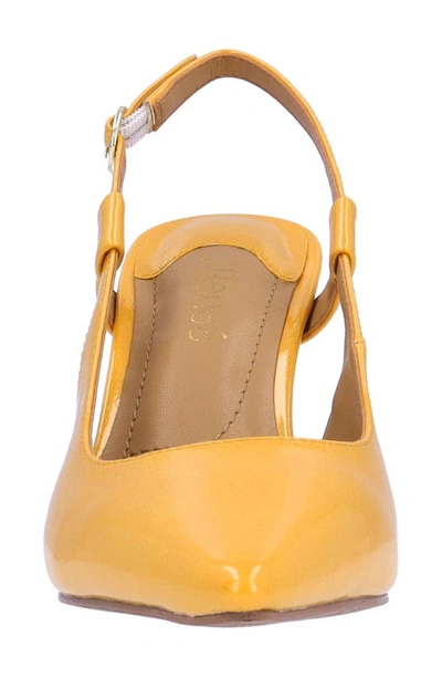 J. Reneé Sirmati Slingback Pointed Toe Pump In Marigold