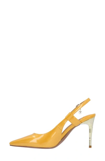 J. Reneé Sirmati Slingback Pointed Toe Pump In Marigold