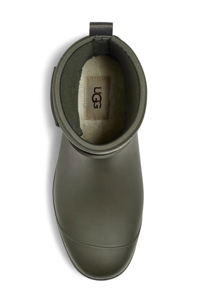 Shop Ugg Droplet Waterproof Mid Rain Boot In Forest Night