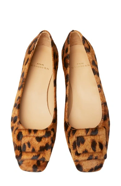 Shop Ann Mashburn Buckle Pump In Savana Leopard Pony