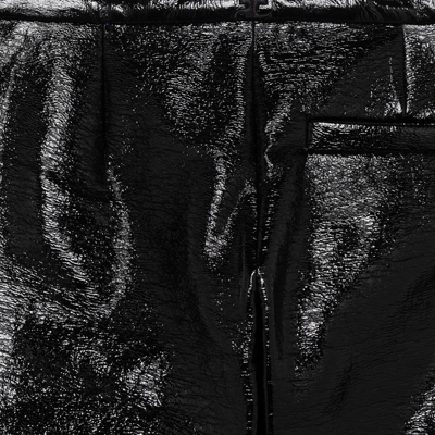 Shop Courrèges Courreges Tube Vinyl Pants In Black