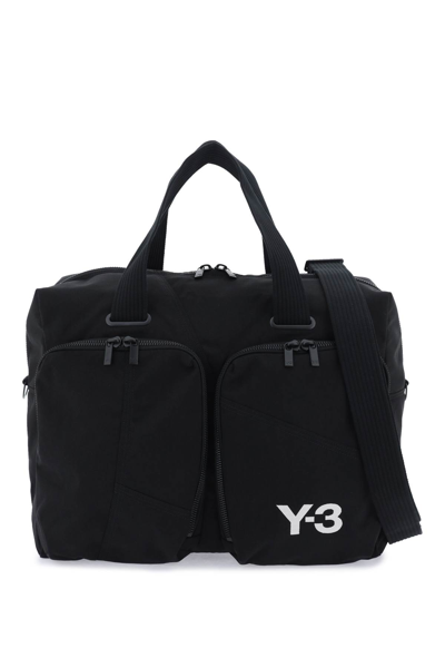 Shop Y-3 Holdall Duffle Bag In Black (black)