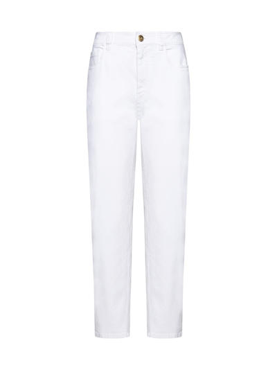 Shop Brunello Cucinelli Jeans In Bianco