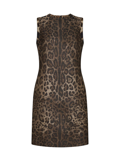 Shop Dolce & Gabbana Dress In Tess Accoppiato