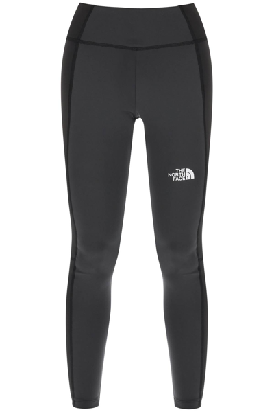 Shop The North Face Sporty Leggings In Asphalt Grey Tnf Black (grey)
