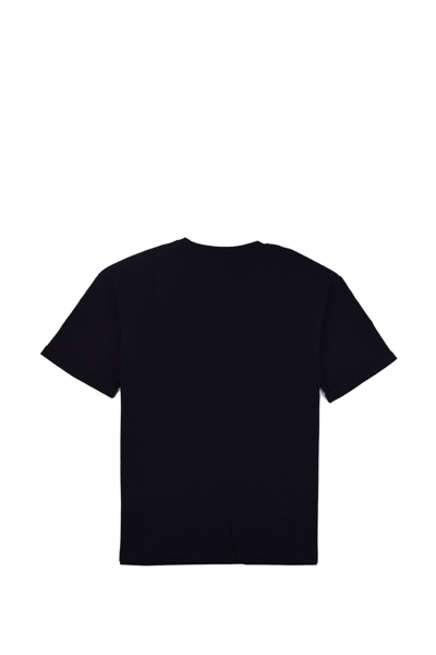 Shop Balmain Logo T-shirt In Cotton In Back