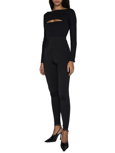 Shop Wolford Pants In Black