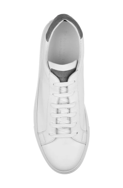 Shop To Boot New York Pacer Sneaker In Bianco/ Cemento
