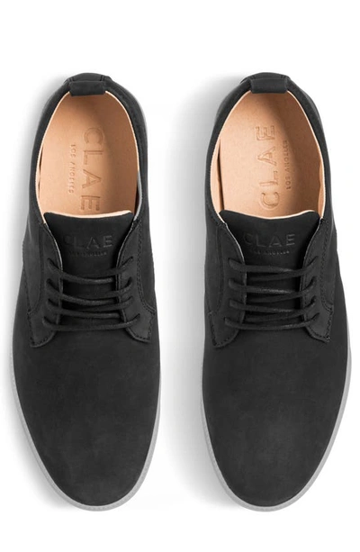 Shop Clae Ellington Sneaker In Black Nubuck
