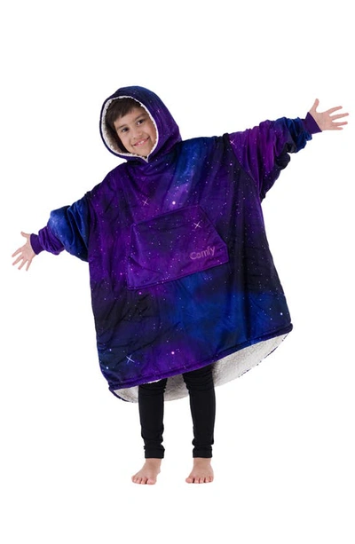 Shop The Comfy Kids'  Dream Lightweight Wearable Blanket In Galaxy