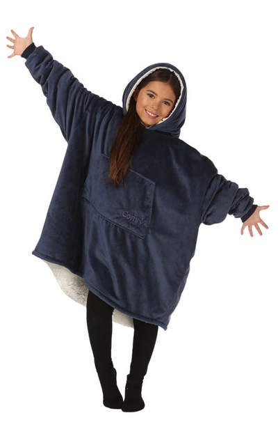 Shop The Comfy Kids'  Dream Lightweight Wearable Blanket In Blue