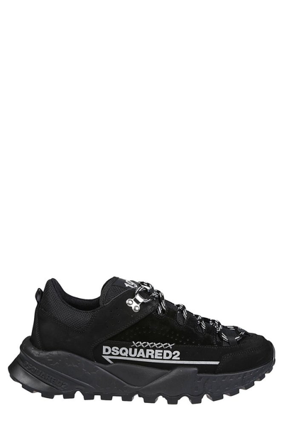 Shop Dsquared2 Panelled Lace In Black