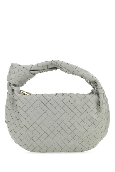 Shop Bottega Veneta Teen Jodie Tote Bag In Grey