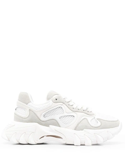 Shop Balmain Sneakers In Blanc