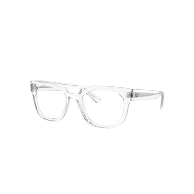Shop Ray Ban Phil Bio-based Transitions® Sunglasses Transparent Frame Blue Lenses 54-21