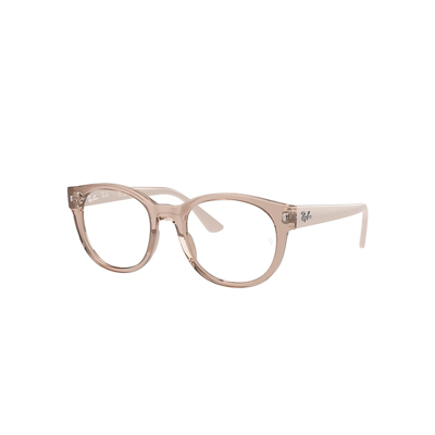 RAY BAN EYEGLASSES UNISEX RB7227 OPTICS - ALABASTER FRAME CLEAR LENSES POLARIZED 51-21 