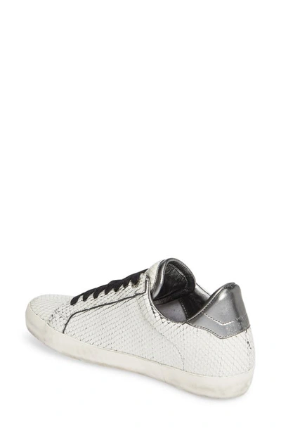 Shop Zadig & Voltaire Neo Keith Flash Sneaker In Blanc