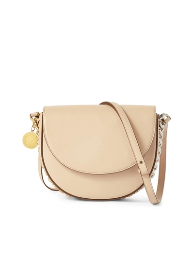 Shop Stella Mccartney Medium Flap Shoulder Bag Alter Mat In Blush