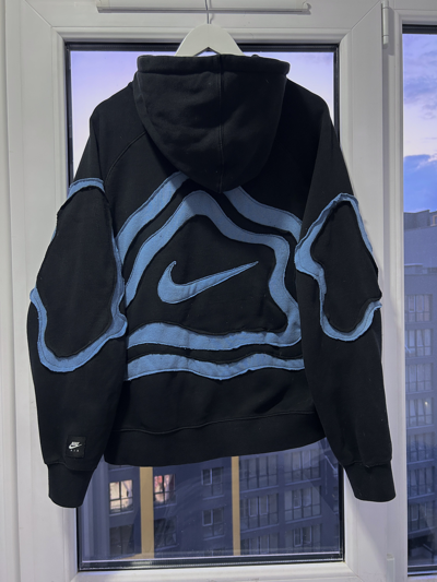 Pre-owned Streetwear Japanese Nike Big Logo Hoodie Y2k 90s In Multicolor